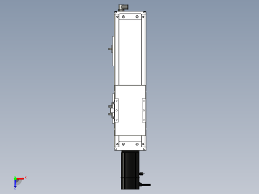 Toyo东佑达直线模组-ECH12-200-BC-200W+煞車-C4反俯视缩略图