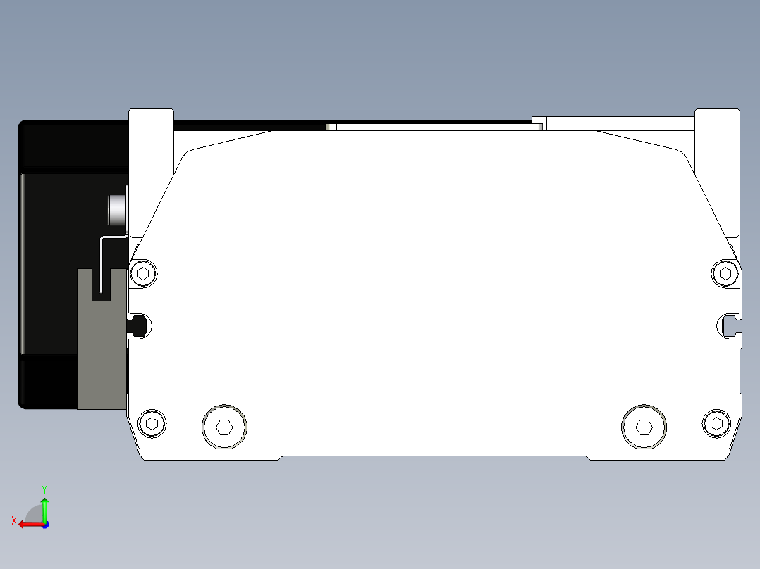 Toyo东佑达直线模组-ETB17-L50-2050-L-M75后视图