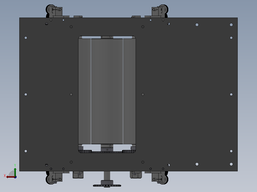 108包装机送纸传送机(1)后视图