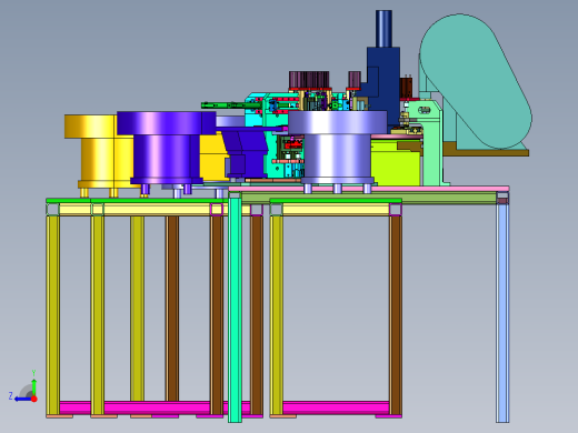 铜头自动供料铆压机右视缩略图