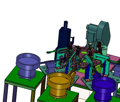 铜头自动供料铆压机