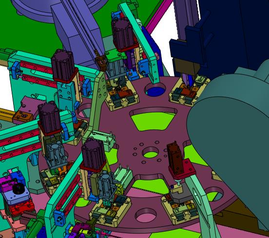 铜头自动供料铆压机