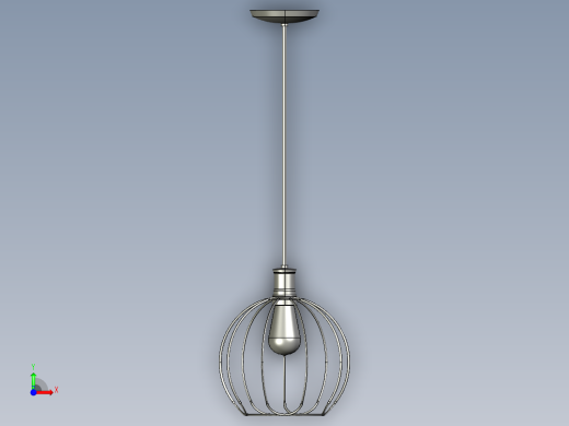 复古吊灯9前视缩略图