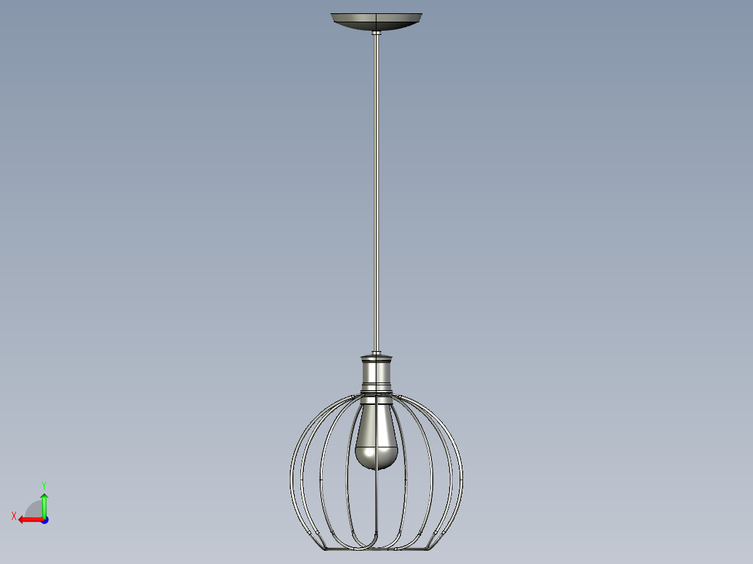 复古吊灯9后视图