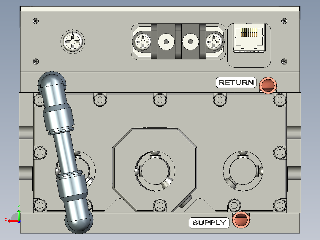CX-10L10.6相干激光器后视图