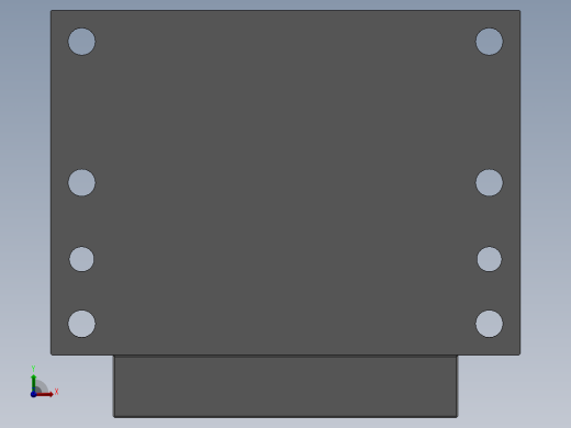 压缩机曲轴箱U钻两孔专机 毕设前视缩略图