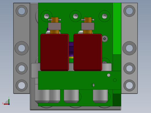 压缩机曲轴箱U钻两孔专机 毕设后视缩略图