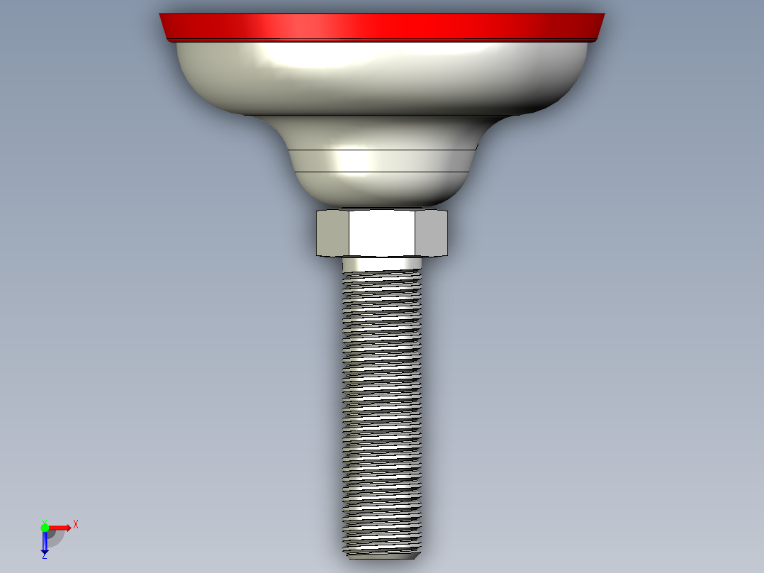 不銹鋼固定腳座399-3D多系列多零件图纸模型俯视图