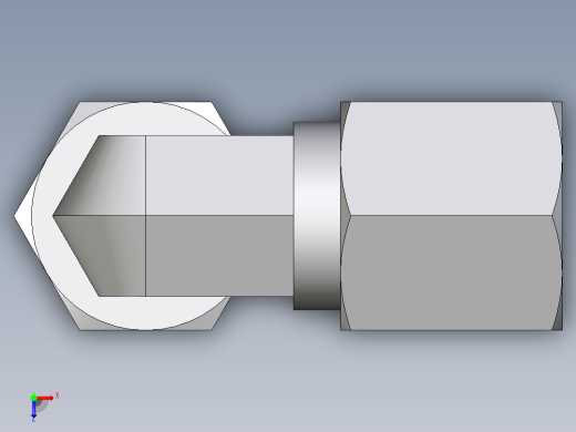 卡套式工业通用硬管接头EO_Swivel_nut_elbow_EW06ZSCF俯视缩略图