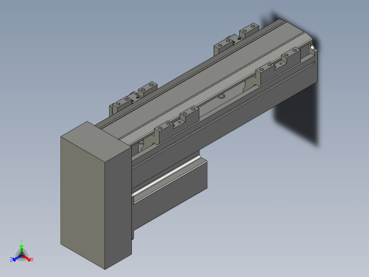直线模组LHA6-S150-D-200W(16丝杆)设计图纸