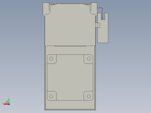直线模组LHA6-S150-D-200W(16丝杆)设计图纸后视缩略图