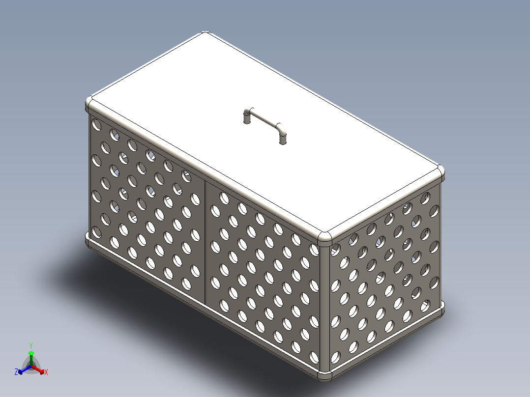 篮子正等轴测图