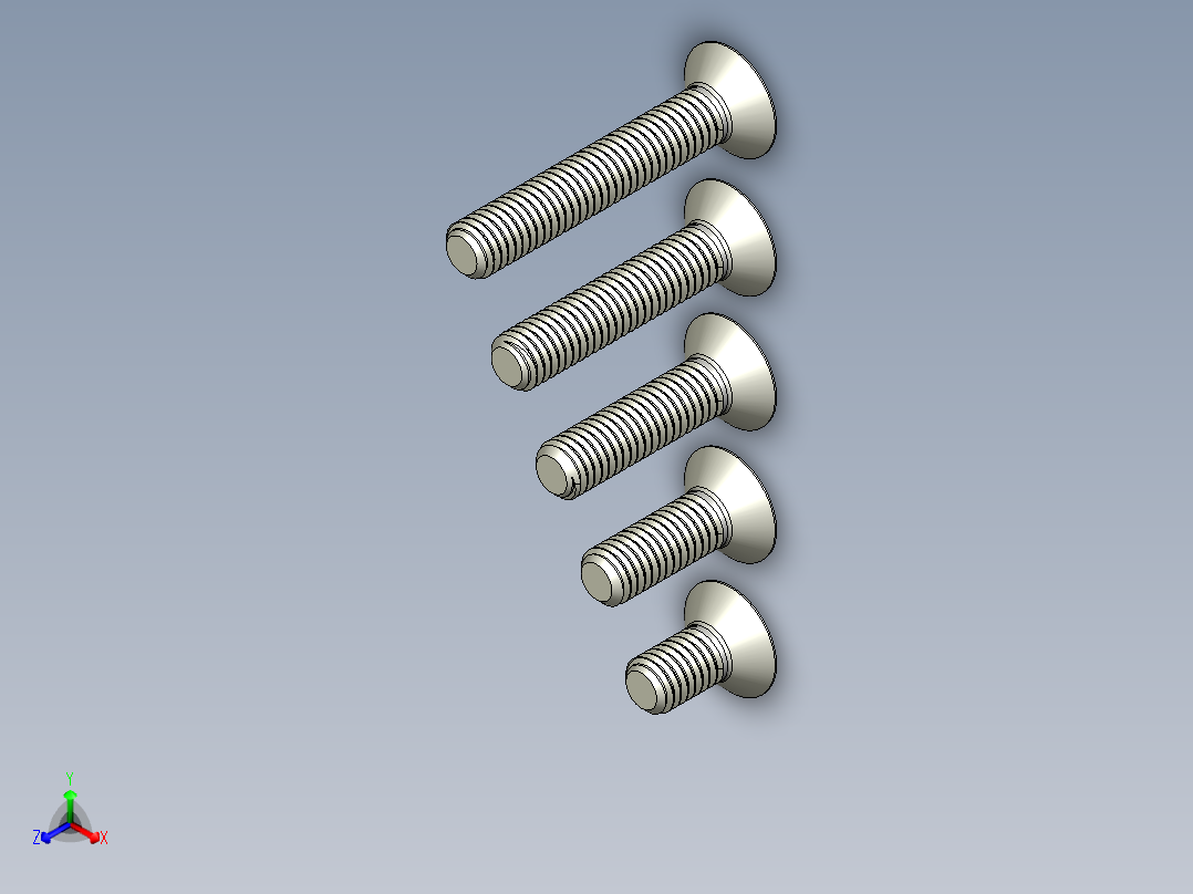 内六角螺栓-M5 Set_CSK Allen Bolt