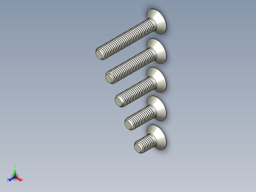 内六角螺栓-M5 Set_CSK Allen Bolt