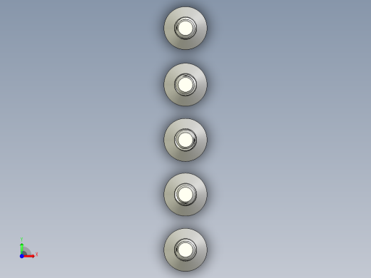 内六角螺栓-M5 Set_CSK Allen Bolt前视缩略图