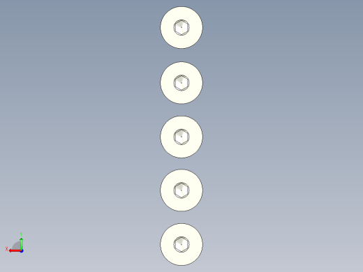 内六角螺栓-M5 Set_CSK Allen Bolt后视缩略图