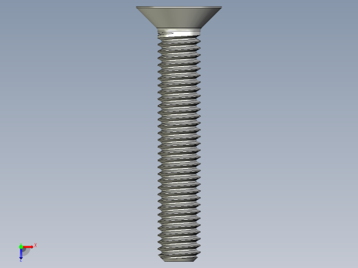 内六角螺栓-M5 Set_CSK Allen Bolt俯视缩略图