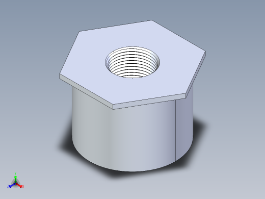 CPVC管件17-Sch80_ReducerBushing_FPTxSPIG_9838-248_2in x 0.75in正等轴测缩略图