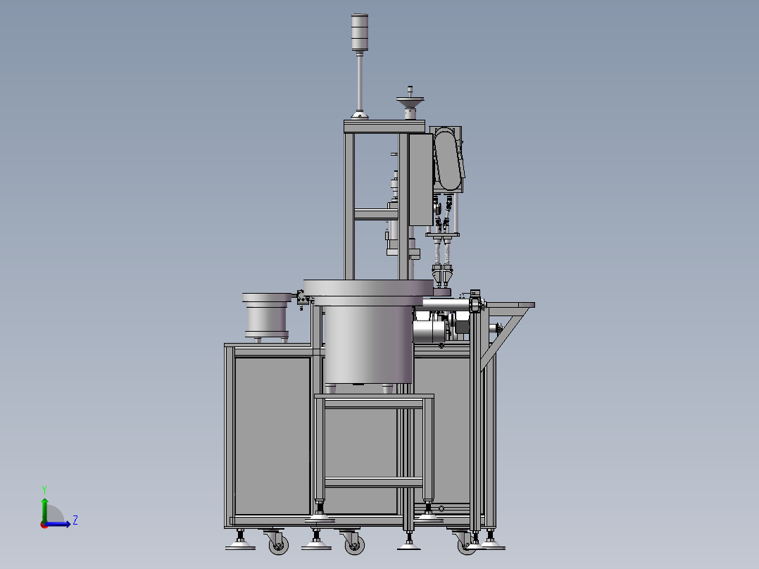 全自动锁螺丝机、实用型锁螺丝机左视图