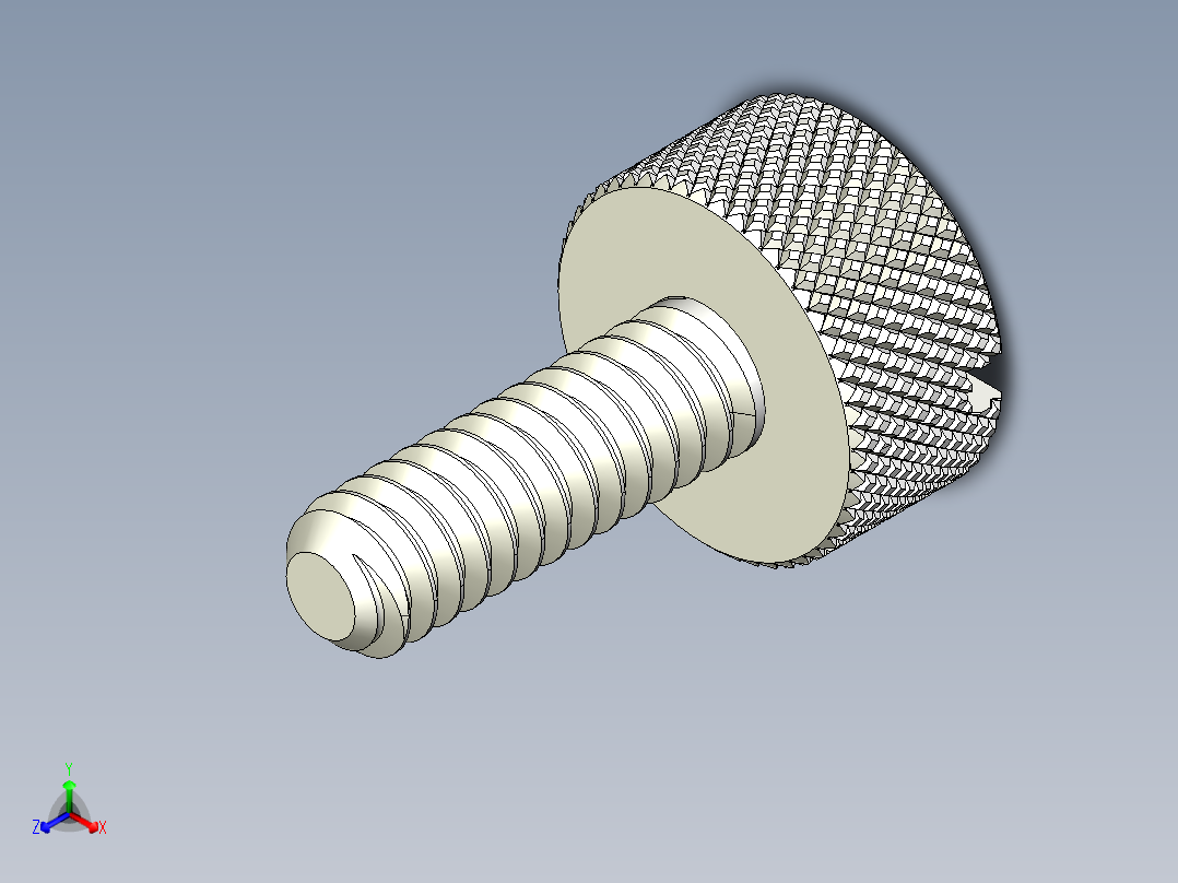 开槽滚花螺钉-M1.6 x 5mm