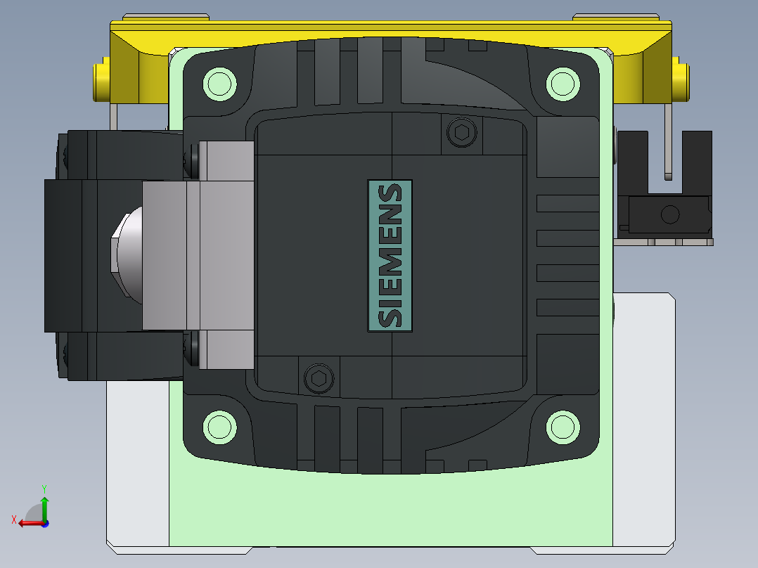 GTH内嵌丝杆全封闭GTH8S-200W后视图