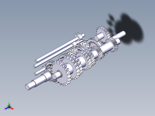 基于CATIA的汽车两轴式五档变速箱设计-含三维catia