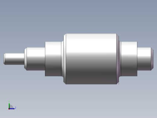 齿轮轴加工工艺分析左视缩略图