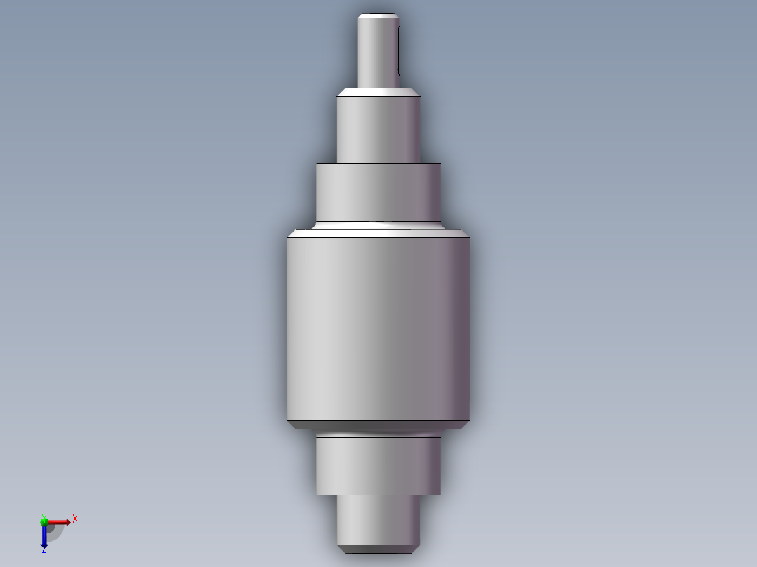 齿轮轴加工工艺分析俯视图