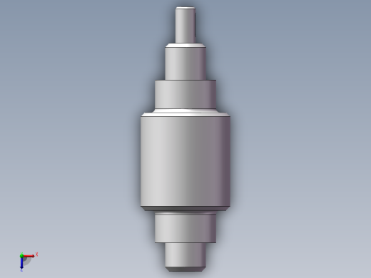 齿轮轴加工工艺分析俯视缩略图