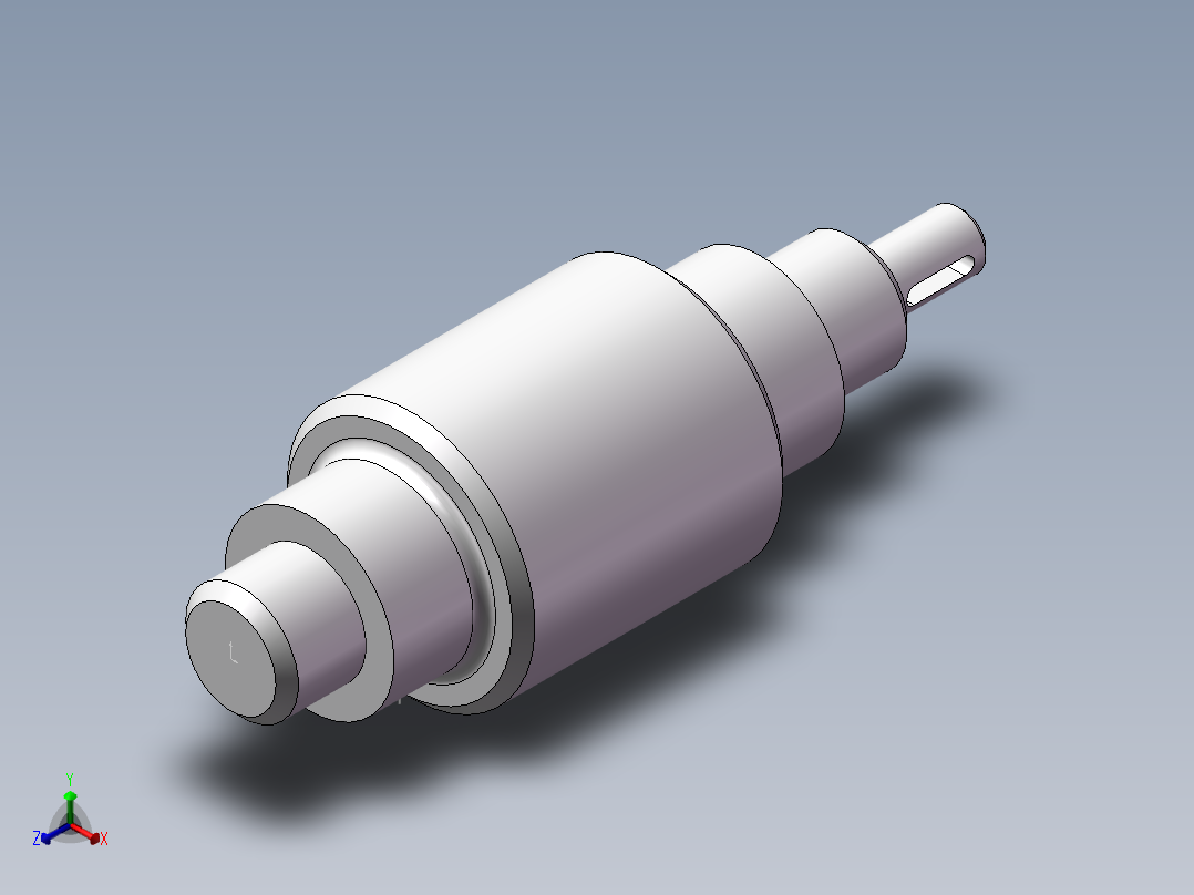 齿轮轴加工工艺分析正等轴测图