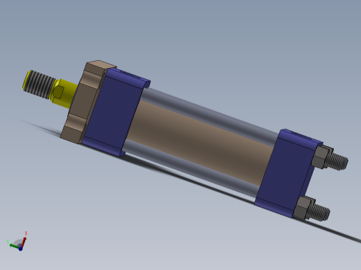 A0002484-转向横拉杆液压缸 40x16x40 毫米