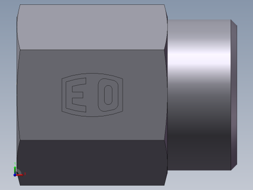 直通内螺纹接头、5CB-26-08前视缩略图