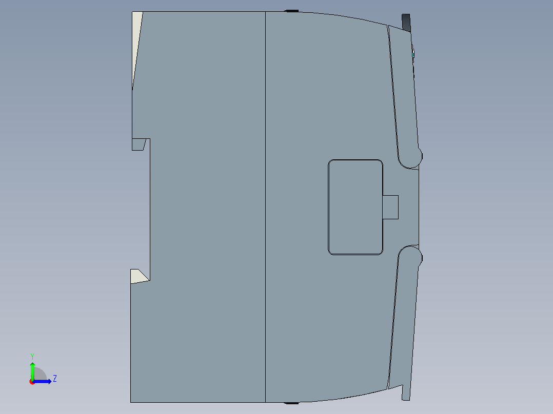 B3003243-S7-1200 西门子 PLC左视图