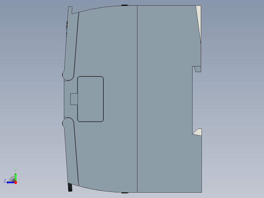 B3003243-S7-1200 西门子 PLC右视图