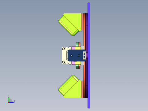 产品旋转定位平台左视缩略图