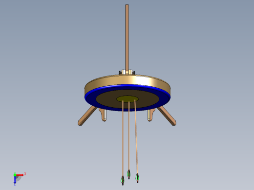 弓目标支架可折叠三脚架俯视缩略图