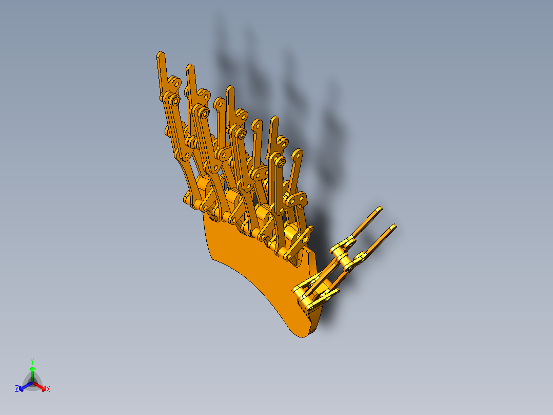 仿生机械手三维