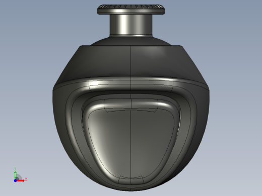 B3004621-VR遥控器  SolidWorks曲面前视缩略图
