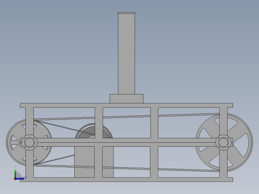 玉竹切片机的设计（二维+三维+说明书）左视缩略图