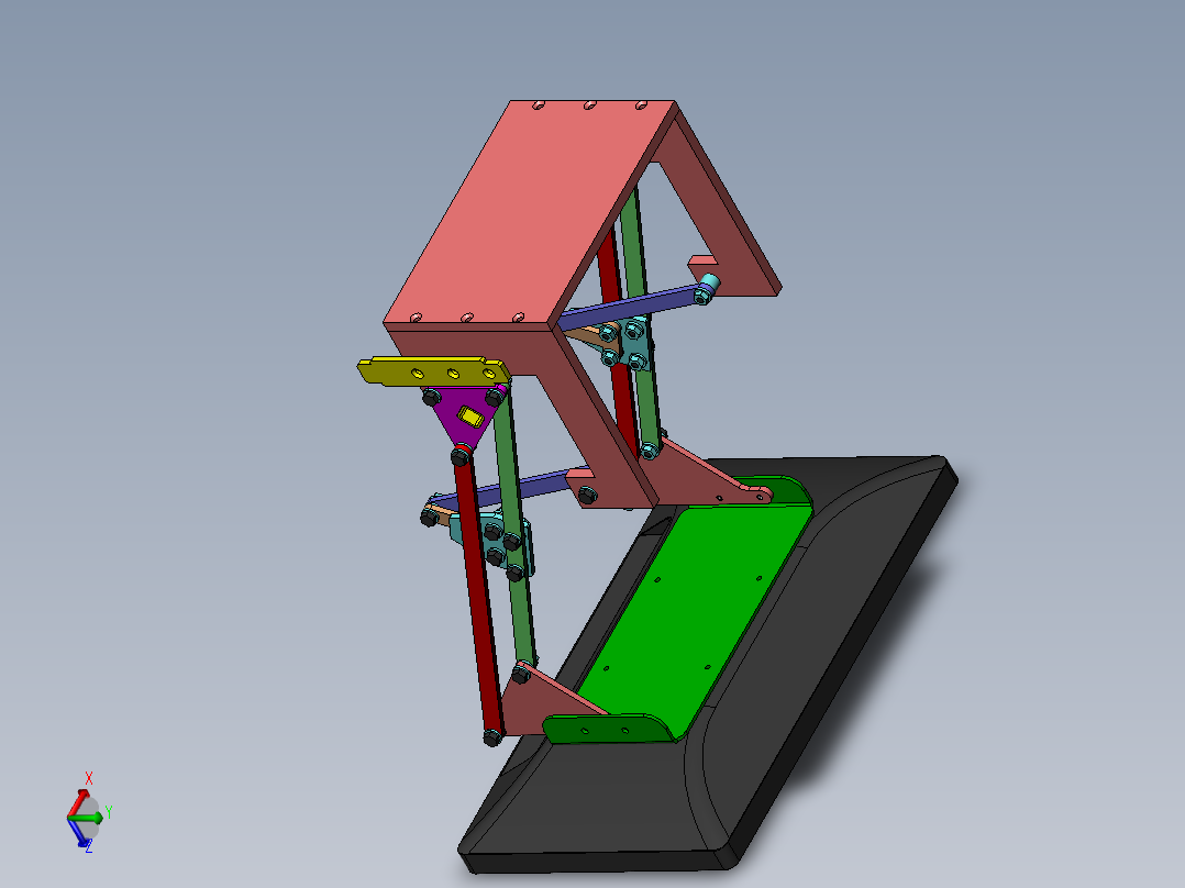 显示器支架连杆