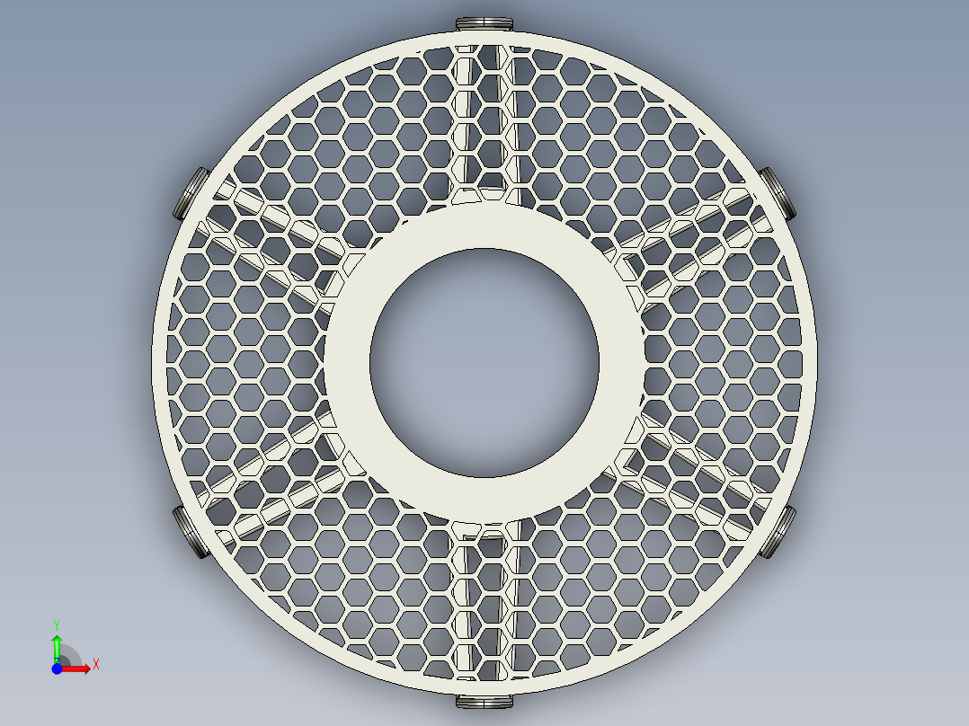 可调节监视器支架27前视图