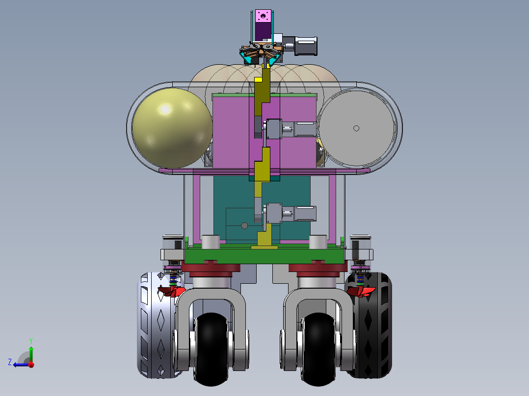 多功能水下采集机器人  sw21右视图