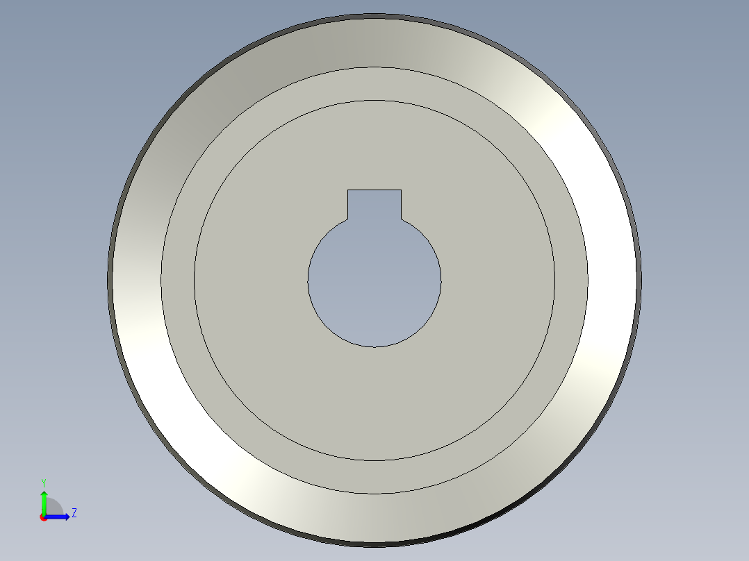 T0-05FFJD同步带轮ATPV20XL050-B-NK10左视图