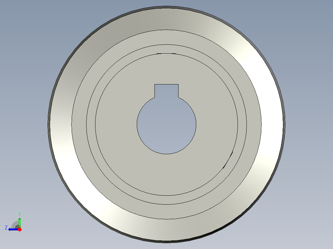 T0-05FFJD同步带轮ATPV20XL050-B-NK10右视图