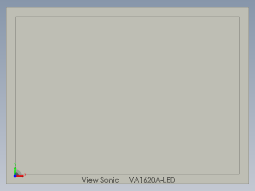 ViewSonic型号VA1620A-LED前视缩略图
