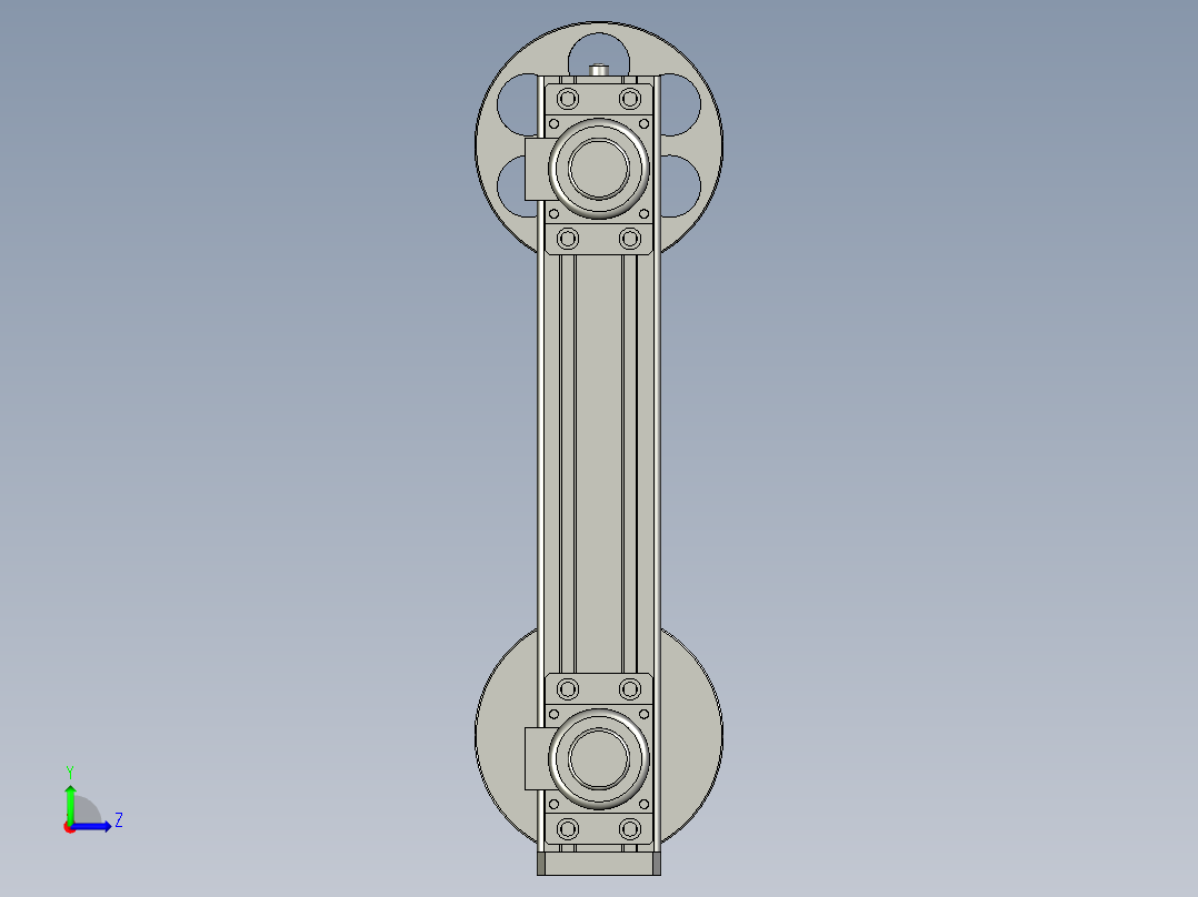 放标签-收卷膜结构左视图