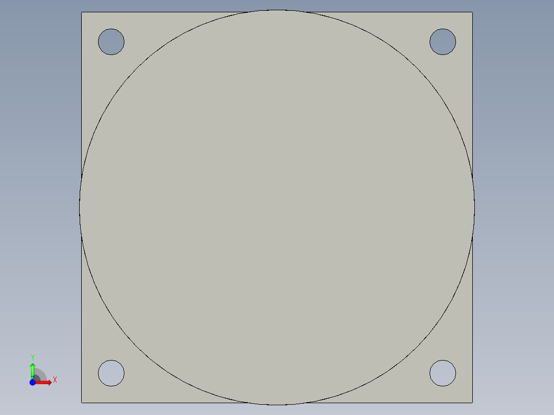 滚珠丝杠步进电机FL86BYG92前视图