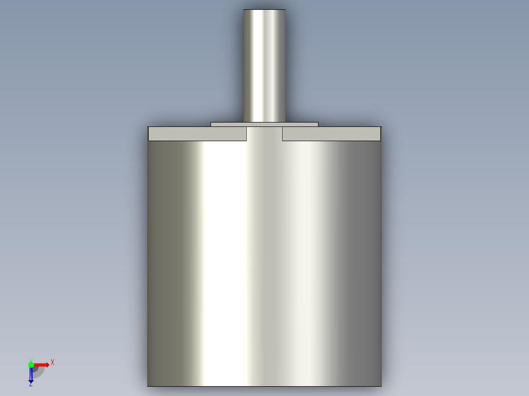 滚珠丝杠步进电机FL86BYG92俯视图