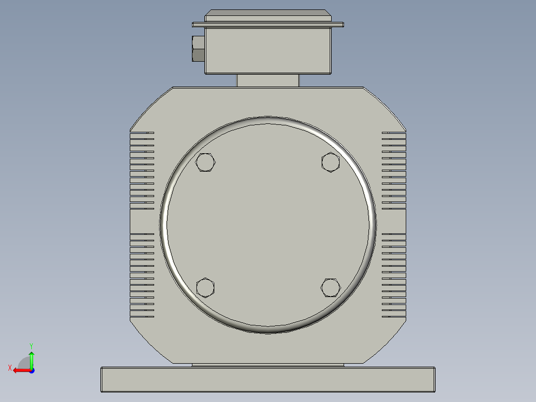 主轴伺服电机195ZST-X20015(3)后视图