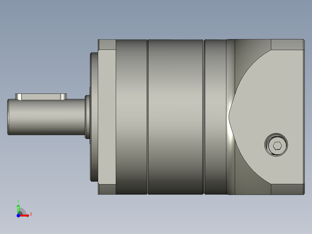 减速机zju51-60-1-10-p2-p前视图